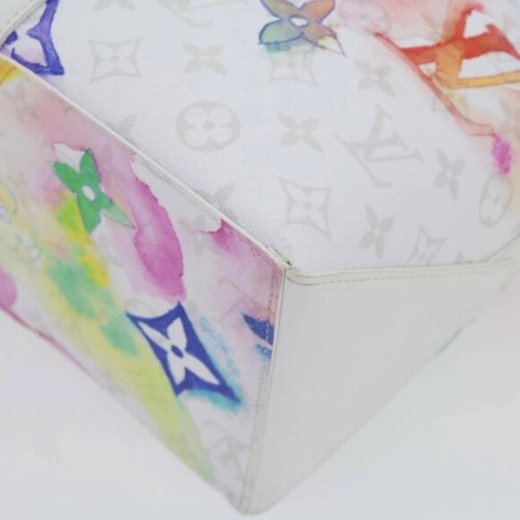 LOUIS VUITTON Monogram water Sac Weekend Tote Bag Multicolor M45754 Auth 29500S - Picture 5 of 16